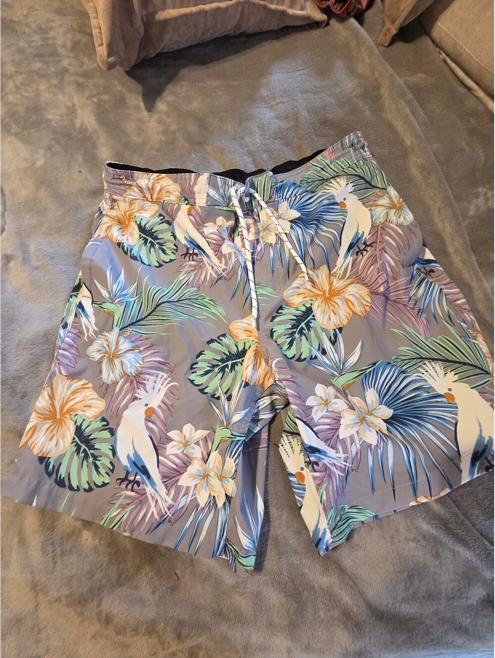 Goodfellow & Co. Men's large  Tropical Floral Swim Trunks